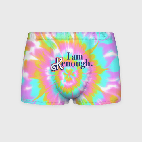 Мужские трусы 3D I am Kenough - retro tie-dye, цвет 3D печать