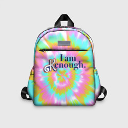 Детский рюкзак 3D I am Kenough - retro tie-dye