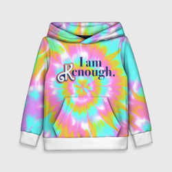 Детская толстовка 3D I am Kenough - retro tie-dye