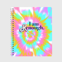 Тетрадь I am Kenough - retro tie-dye