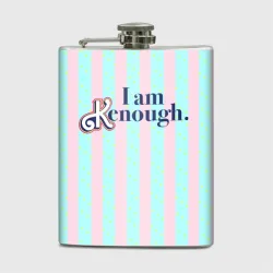 Фляга I am Kenough - фраза и костюм Кена в полоску