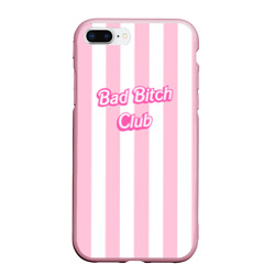 Чехол для iPhone 7Plus/8 Plus матовый Bad bitch club - barbie style