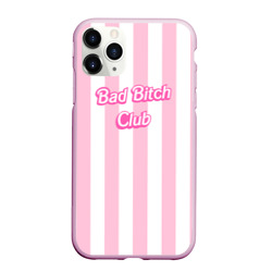 Чехол для iPhone 11 Pro Max матовый Bad bitch club - barbie style