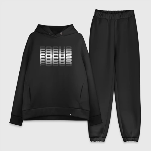 Женский костюм хлопок Oversize Фокус