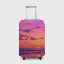 Чехол для чемодана 3D Пляж vice city