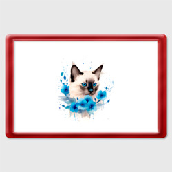 Магнит 45*70 Голубоглазый сиамский котенок