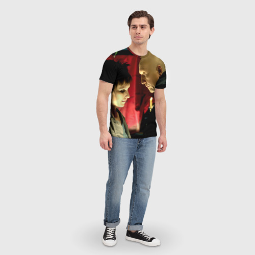 Мужская футболка 3D Пила Аманда Янг и Джон Крамер , цвет 3D печать - фото 5