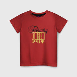 Детская футболка хлопок February queen