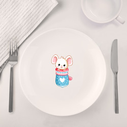 Набор: тарелка + кружка Мышка в кармашке - фото 2