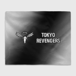 Tokyo Revengers glitch на темном фоне: надпись и символ – Плед 3D с принтом купить со скидкой в -14%