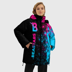 Женская зимняя куртка Oversize Beastars - neon gradient: по-вертикали - фото 2