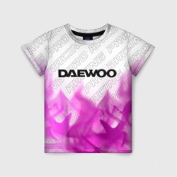 Детская футболка 3D Daewoo pro racing: символ сверху