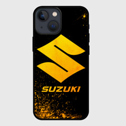 Чехол для iPhone 13 mini Suzuki - gold gradient