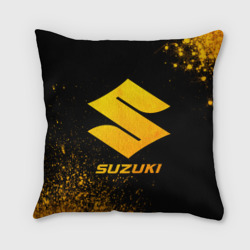 Подушка 3D Suzuki - gold gradient