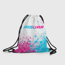 Рюкзак-мешок 3D Jaguar neon gradient style: символ сверху