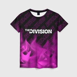 Женская футболка 3D The Division pro gaming: символ сверху