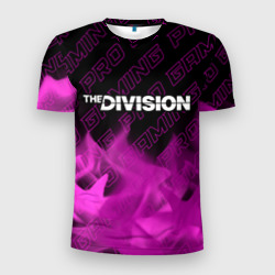 Мужская футболка 3D Slim The Division pro gaming: символ сверху