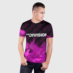 Мужская футболка 3D Slim The Division pro gaming: символ сверху - фото 2
