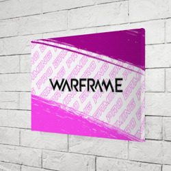 Холст прямоугольный Warframe pro gaming: надпись и символ - фото 2