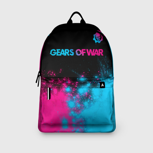 Рюкзак 3D Gears of War - neon gradient: символ сверху - фото 4