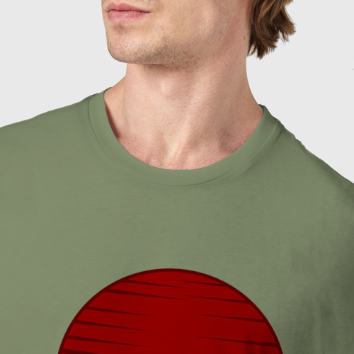 Мужская футболка хлопок Mitsubishi Evo 8, цвет авокадо - фото 6