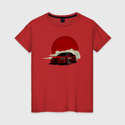 Женская футболка хлопок Mitsubishi Evo 8