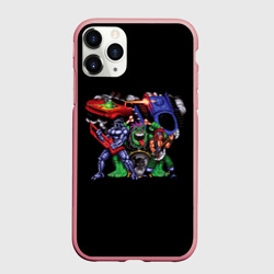 Чехол для iPhone 11 Pro Max матовый Гонки под рок-н-ролл