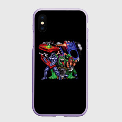 Чехол для iPhone XS Max матовый Гонки под рок-н-ролл