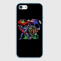 Чехол для iPhone 5/5S матовый Гонки под рок-н-ролл