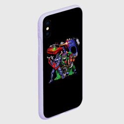 Чехол для iPhone XS Max матовый Гонки под рок-н-ролл - фото 2