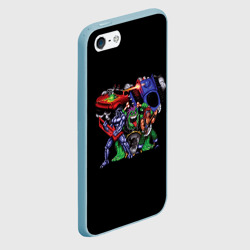 Чехол для iPhone 5/5S матовый Гонки под рок-н-ролл - фото 2