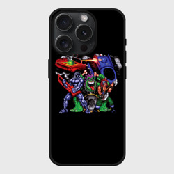 Чехол силиконовый для Apple iPhone 15 Pro матовый Гонки под рок-н-ролл