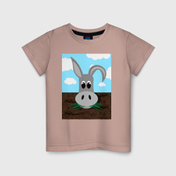 Детская футболка хлопок Cartoon ослик Иа 