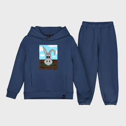 Детский костюм хлопок Oversize Cartoon ослик Иа 