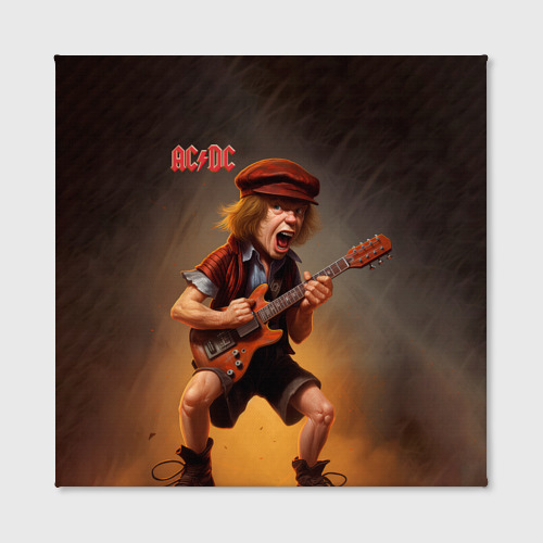 Холст квадратный ACDC art , цвет 3D печать - фото 2