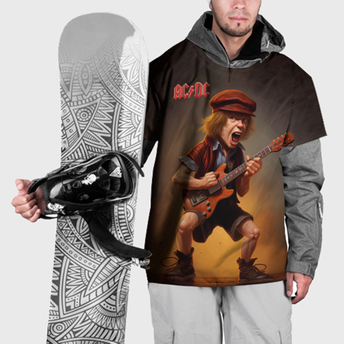 Накидка на куртку 3D ACDC art , цвет 3D печать