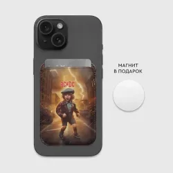 Картхолдер Magsafe магнитный ACDC boy - фото 2