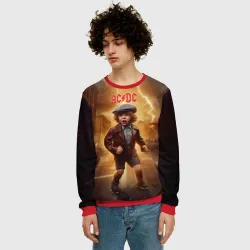 Мужской свитшот 3D ACDC boy - фото 2
