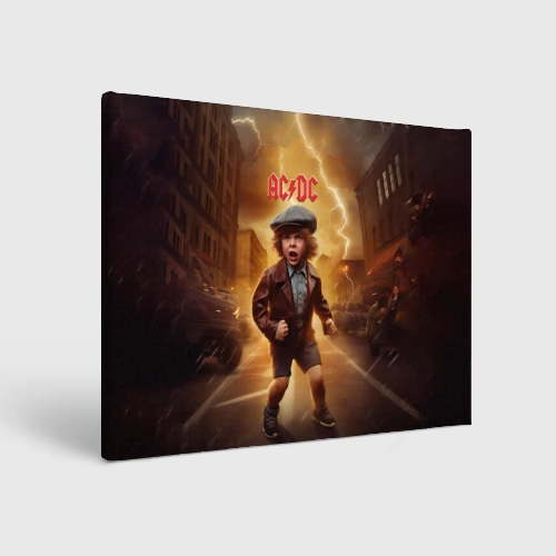Холст прямоугольный ACDC boy