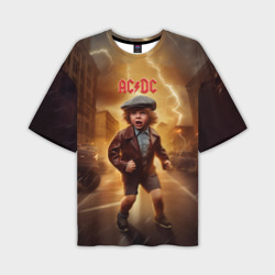 Мужская футболка oversize 3D ACDC boy