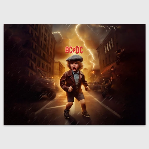 Поздравительная открытка ACDC boy