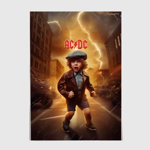Постер ACDC boy