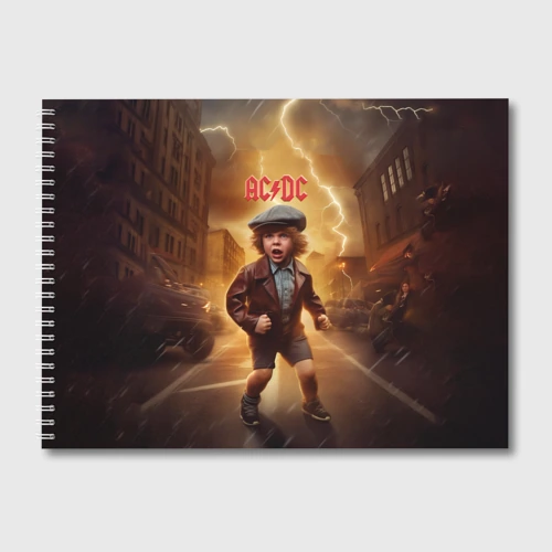 Альбом для рисования ACDC boy