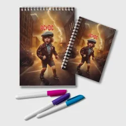 Блокнот ACDC boy