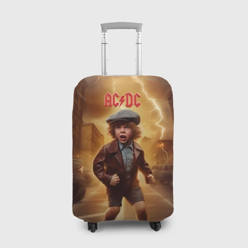 Чехол для чемодана 3D ACDC boy