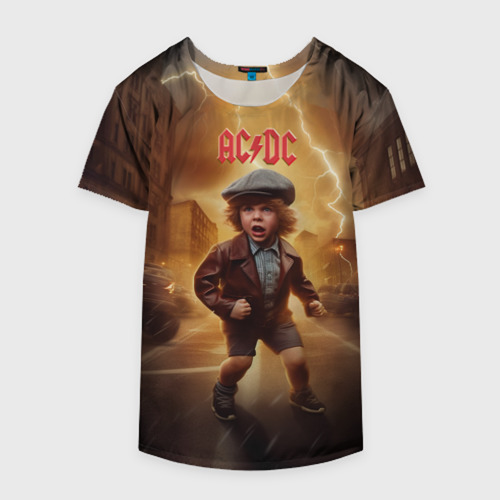 Накидка на куртку 3D ACDC boy, цвет 3D печать - фото 4