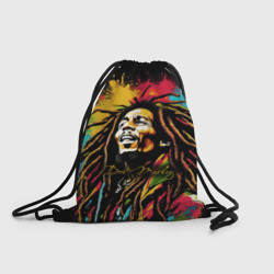 Рюкзак-мешок 3D Боб Марли в стиле арт