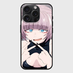 Чехол силиконовый для Apple iPhone 15 Pro матовый Yofukashi no Uta Надзуна Нанакуса