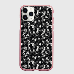 Чехол для iPhone 11 Pro Max матовый Камуфляж с котиками