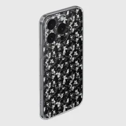 Чехол для iPhone 16 Pro Max силиконовый с защитой камеры Камуфляж с котиками - фото 2